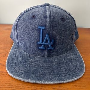 EXCLUSIVE New Era 9Fifty LA Dodgers Denim Blue Snapback